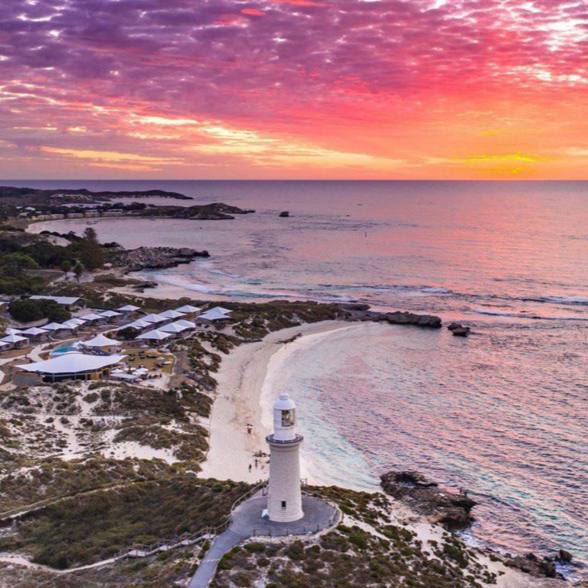 Lighthouse on rottnest island